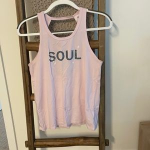 Open back SoulCycle Shirt
